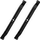 Aeagle 30 Inch Mower Blade for Troy Bilt TB30 TR30 TB30R for Cub Cadet CC30 CC30H Craftsman R1000 RER1000 R1500 30'' Deck Mower Replace 942-04385 742-04385, 2 Pack Black