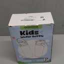 GoKEDA 18oz Kids Water Bottle, 2 Pack Insulated Bottles with Stickers, 18/8 Stainless Steel Vacuum Leak Proof Straw Cup for School, Gifts for Girls(Pink, Purple)