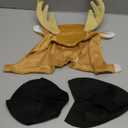 Cuteshower Kids Reindeer Pajama Animal Onesie Christmas Costume Children One Piece Outfit Halloween (5-7 Years, Brown)