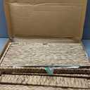 130L Wicker Laundry Hamper, 3-Section Laundry Basket with Lid
