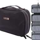 JAGURDS Hanging Toiletry Bag - Toiletries Organizer with Hook, Make Up Travel Cosmetic Bag - Bathroom Bag