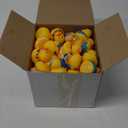 SCIONE Patriotic Rubber Ducks - 24 Pcs Independence Day Novelty Funny Squeeze Baby Shower Bathtub Ducks for Fourth of July Party Supplies