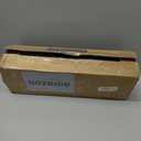 Double Curtain Rods for windows, 1 Inch Diameter double rod curtain rods Heavy Duty Decorative Drapery Rod for Windows 48 to 84 Inch Black