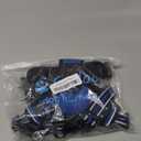 Eagloo Dog Harness Medium Sized Dog, No Pull Service Vest with Reflective Strips and Control Handle, Adjustable and Comfortable for Easy Walking, No Choke Pet Harness with 2 Metal Rings, Blue, M