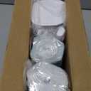 Disposable Toilet Brush with 48 PCS Refills, Disposables Toilets Cleaning System with Handle, Storage Caddy and 48Toilet Bowl Refill Heads for Bathroom Cleaning