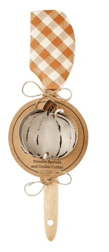 Pumpkin Spatula & Cookie Cutter, 5 Pack