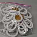 Barydat 6 Pcs Boho Nursery Decor Daisy Flower Woven Macrame Wall Hanging 3 Size Daisy Flower Wall Decor Bohemian Nursery Decorations for Home Dorm Art(White) (6.69/7.87/9.84 Inch)