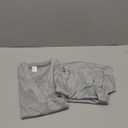 Lounge Sets for Women 2 Piece Outfits V Neck Button Sweatshirt Wide Leg Pants Matching Set Sweatsuits (Small, Grey)