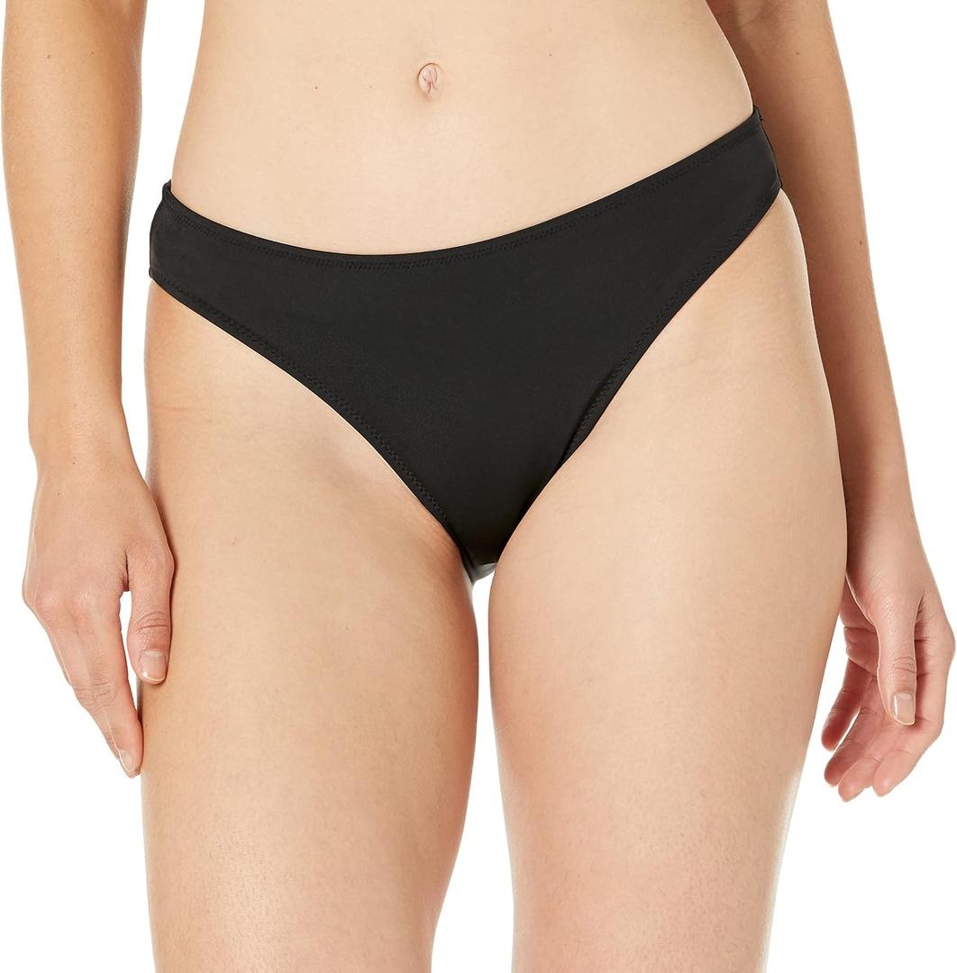 Amazon Essentials Women's Classic Full Coverage Low Rise Bikini Swimsuit Bottom (Large)