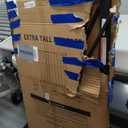 51'' Extra Tall Cat Gate Barrier for Doorways Hallways, Pressure Mounted Pet Dog Gates No Drilling Auto Close, Cat Fence Indoor Climb Proof 30-32.6'' Wide (Black)