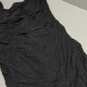 EXARUS Girls Party Dress with Built in Bra Teen Ruched Bodycon Mesh Front Wrap Hem Tween Dance Tight Mini Pencil Dresses (8 Years, Black)