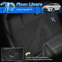 RX Floor Mats - Car Mats for 2016-2022 Lexus RX RX350/ RX450h/ RX350L/ RX450hL (Not for RXL), All Weather Floor Mats and Cargo Liner for RX Accessories, Heavy Duty Rubber Mats, Car Accessories