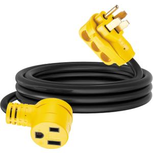 6 AWG Welder Adapter Cord 10 FT, Heavy Duty NEMA 14-50P Male to 6-50R Female Extension Cord, STW 6AWG/3C 50 Amp 250 Volts 12500 Watt, Generator RV to Welder Tesla EV Charger Adapter Cord
