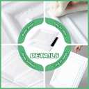 Landical 50 Pcs White 2 x 2 ft PVC Plastic Drop Ceiling Tiles 24 x 24 x 0.8 Inch Ceiling Panels Decorative Cover for Office Bathroom Living Room Bedroom