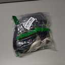 Black and Light Blonde Wig with Necklace Choker for Womens Girls Cosplay Costume Short Wavy Bob Synthetic Wigs with Bangs for Halloween Party