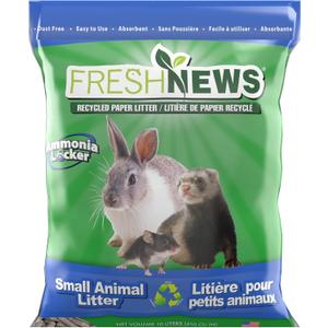 Fresh News Recycled Paper Small Animal Litter Bedding, 10 Liters (10 Liters)