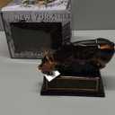 Official Licensed Bronze Wall Street Bull Stock Market NYC Figurine Statue with Base (Large 6.5")