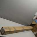 KAMANINA 1 Inch Double Curtain Rods 72 to 144 Inches (6-12 Feet) Telescoping Heavy Duty Drapery Rod for Windows 66 to 120, Netted Texture Finials, Antique Bronze