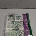 jinchan Linen Kitchen French Floral Tier Curtains 30 Inch Farmhouse Vintage Cafe Small Window Rustic Half Window Curtains for Living Room Bathroom 2 Panels Black on Beige