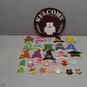 Qunclay Interchangeable Wooden Gnome Decor Holiday Seasonal Gnome Decorations with Magnet Pieces and Detachable Hats Changeable Welcome Sign for Home(Attractive Style)