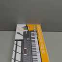 61 Key Keyboard Piano, Portable Electronic Keyboard Piano for Beginners with Speakers, Microphone, Sheet Music Stand, 100 Voices, 100 Rhythms, Digital Music Keyboard Built-In Speakers - Black