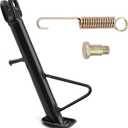 Mokuo Dirt Bike Stand,Motorcycle Kickstand, Scooter Mopeds Side Stand in Iron Material Compatible with Most Dirt Pit Bike Scooter Mini Bike, Height of 18.9cm Above Ground (Total Length:22cm)