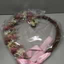 Heart Shaped Flower Wreath, Spring Wreath, Artificial Flower Wreath for Valentine's Day, Photography Props Sweet Love Wreath