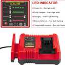Super Fast 20V Charger for BLACK+DECKER Tools 20V MAX Lithium Battery Charger, (BDCAC202B), LBXR20, LBXR2020, LBXR2020-OPE, LBX4020, LB2X4020, LB2X4020-OPE, LB20, LBX20, LBXR2520