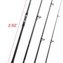 Fiblink Surf Spinning Fishing Rod 4-Piece Graphite Travel Fishing Rod 11'