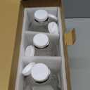 JoyJolt Glass Milk Bottles with Lids and Pourer  64 Oz, 3 Pack Airtight Heavy Duty Reusable Glass Bottles, Leakproof, BPA-Free, Food Grade, Dishwasher Safe Jug, Pitcher for Milk, Juice, and Water