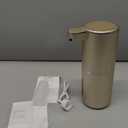 Automatic Foaming Soap Dispenser,4-Level Adjustable Foam, Wall Mount,USB Rechargeable,12.8oz/ 380ml,Touchless Hand & Dish Soap Dispenser for Bathroom, Kitchen,Hotel, Restaurant (Champagne Gold)