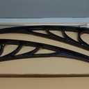 VEVOR Window Door Canopy 40" x 40", UPF 50+ Polycarbonate for Door Canopy Exterior, Entry Door, Front Door Overhang for Rain Snow Sunlight Protection Hollow Sheet (Clear Board & Black Bracket)