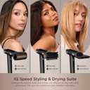 Shark SpeedStyle Pro Professional Performance High-Velocity Hair Dryer System with Scalp Shield and IQ Speed Styling & Drying Suite, Straight and Wavy Hair, Lightweight, Ionic, No Heat Damage, HD731
