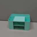 Marbrasse Pen Organizer with 2 Drawer, Multi-Functional Pencil Holder for Desk, Desk Organizers and Accessories with 5 Compartments + Drawer for Office Art Supplies (Green)