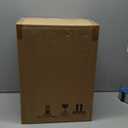 Amazon Basics Smudge Resistant Small Rectangular Step Pedal Trash Can with Soft-Close Lid, Removable Inner Bucket, Brushed Stainless Steel, 12 Liter/3.1 Gallon, Satin Nickel Finish