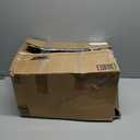 AMOSIJOY Transparent Cat Window Perch, Easy to Install & Clean Cat Hammock with 4 Enlarged Suction Cups for Large Cats, Panoramic Space Capsule Window Seat with Cozy Furry Mat