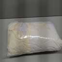 Arch Backdrop Cover Set of 2(6ft/7.2ft) Double Color Wedding Arch Cover Spandex Fitted Arch Covers, Round Top Arch Backdrop Cover for Baby Party Birthday Banquet Shower (White+Cream)