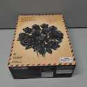 Black Rose Building Blocks Set for Kids, 634PCS Flower Bouquet Brick Toy, Romantic Gift for Girls, Women, Valentine's Day, Birthday, Mother's Day, Halloween, DIY Artificial Plant for Home Gothic Decor