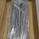 FAAYUCK 8 Inch Landscape Staples, 25 Pack Galvanized Landscape Stakes Heavy Duty 8 Gauge U-Shaped Garden Stakes, Ground Stakes for Weed Barrier Fabric, Irrigation Tubing, Fence, Outdoor Decorations