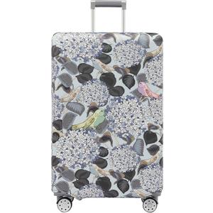 TRAVELKIN more than travel Luggage Covers For Suitcase Tsa Approved, Suitcase Cover Protector Fit 18-32 Inch Luggage (Hydrangea)