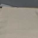 Fitable Faux Linen Tablecloths for Rectangle Tables - 90 x 156 Inch - 6 Pack Fabric Textured Washable Table Clothes Floor Lenghth Table Covers for Wedding, Party, Banquet, Birthday, Nature Color