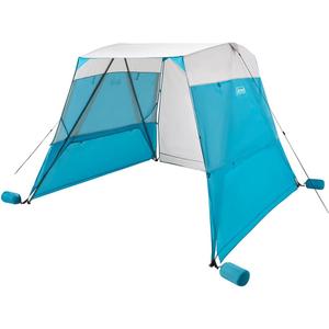 Coleman Backpack Sun Shelter, Portable 7x7ft Canopy Tent with Easy Setup, Lightweight Shade Tent for Beach, Park, Sidelines, & More, Backpack Carry Bag