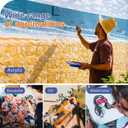 Rosmax Artist Paint Brushes-Nylon Hair and 15 Different Sizes for Acrylic Painting,Oil,Watercolor,Fabric-Great for Kids Adult Drawing Arts Crafts Supplies or Beginners,Professional (Baby Blue)