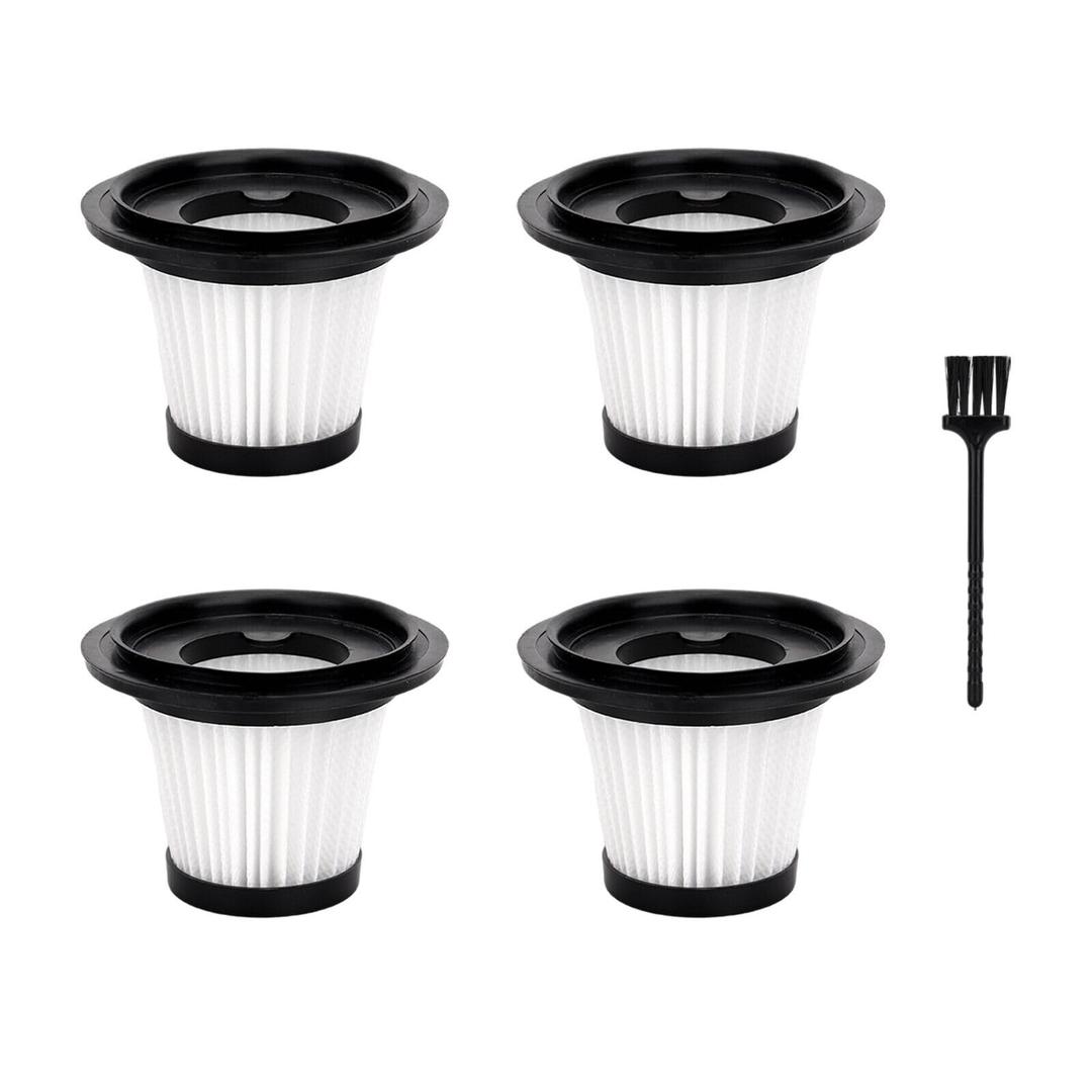 4 Pack Filters Replacement Compatible with BSRCO ATJ-2166 Handheld Car Vacuum, Washable HEPA Filters Works with H126 and ATJ Car Handheld Vacuum