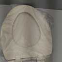 Bemis 1500EC 146 Almond Elongated Molded Wood Toilet Seat with Easy-Clean & Change Hinge