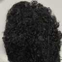 Short Curly Wigs for Black Women Human Hair Afro Kinky Curly Wig Brazilian Virgin Pixie Cut Wig Human Hair With Bangs 150% Density None Lace Front Bob Wigs 1B# (Afro Kinky Curly)