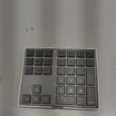 Bluetooth Number Pad, Lekvey Aluminum Rechargeable Wireless Numeric Keypad Slim 34-Keys External Numpad Keyboard Data Entry Compatible for Macbook, MacBook Air/Pro, iMac Windows Laptop Surface Pro etc