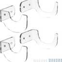 2 x Lightsaber Wall Mount, Sword Wall Mount, Light Saber Wall Mount Holder, Lightsaber Stand, Light Saber Holder for Wall(2 Sets)