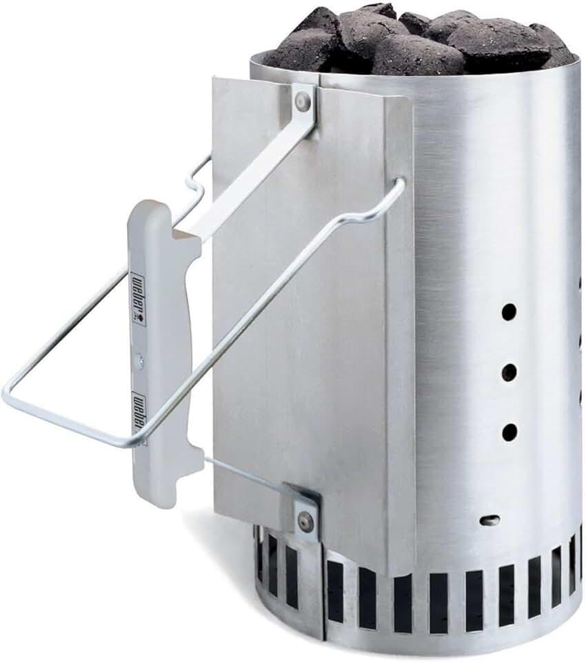 Weber 7416 Rapidfire Chimney Starter - Quantity 4