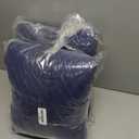 2 Pack Moving Blankets Heavy Duty 80"x72" Quilted Packing Blankets for Moving Furniture Padded Shipping Furniture Mover Blue